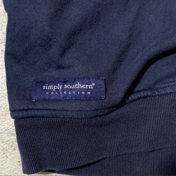 Simply Southern 1/4 zip pullover sweatshirt. Women’s medium - Picture 5 of 8